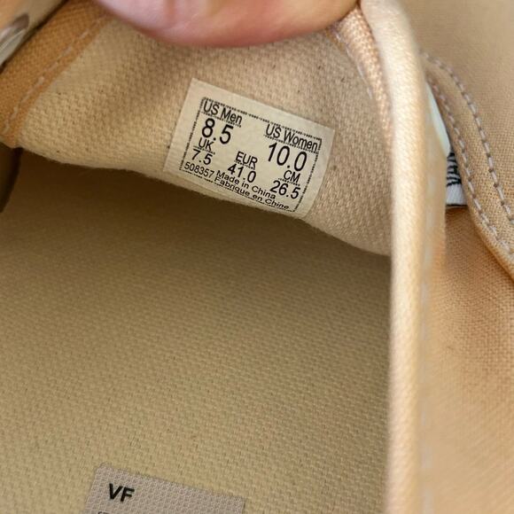 NEW Vans Womens Authentic Color Theory Honey Peach Low Top Lace Sneaker Shoes 10 - Picture 9 of 11
